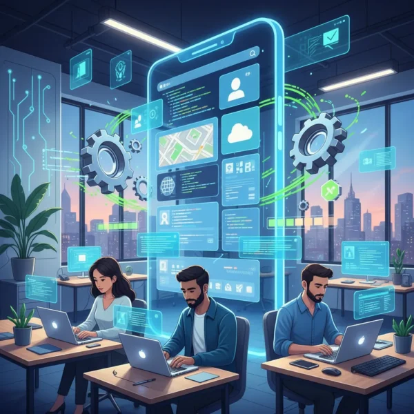 Comprehensive blog about offshore mobile app developers, exploring their benefits, expertise, and Myfluiditi's unique approach for US businesses.